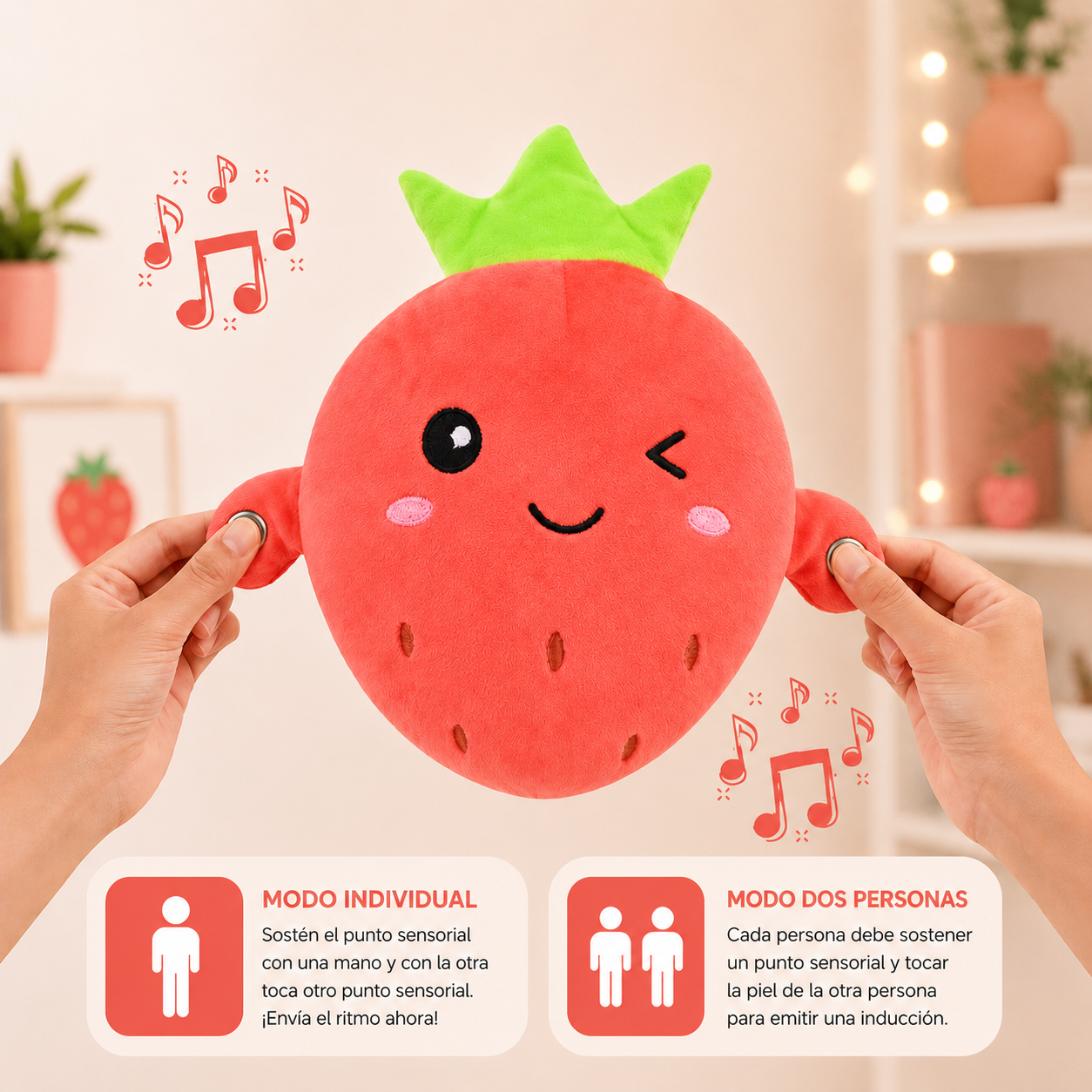 Peluche interactivo musical